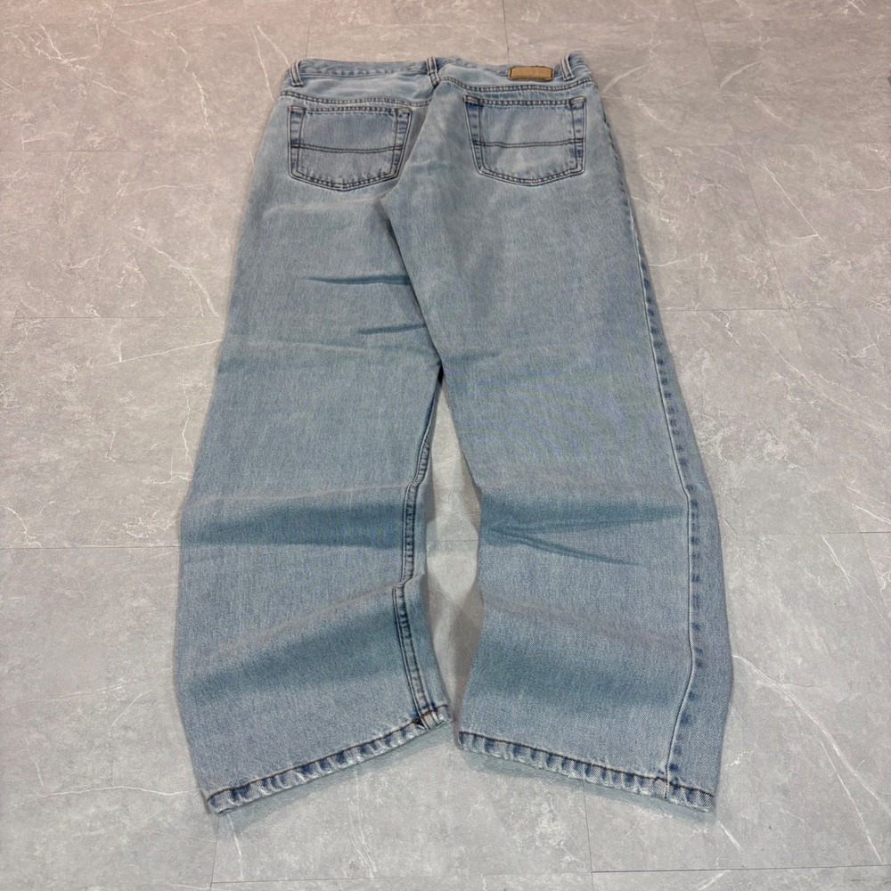 Urban Up Pipeline 36x34 Light Wash Relaxed Straight Leg Denim Jeans 100% Cotton